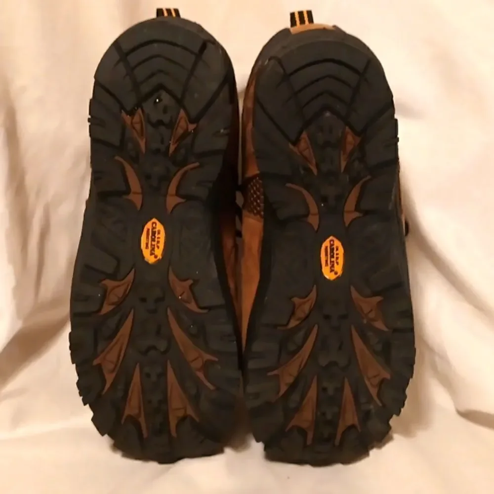 Carolina 4x4 steel toe waterproof hiking boots CA 4513 Brown leather size 9W